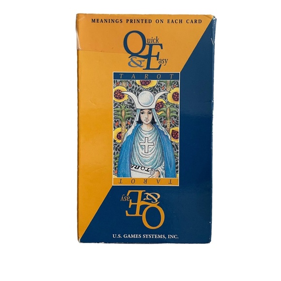 Games Quick And Easy Tarot Deck A 78 Card Deck Poshmark